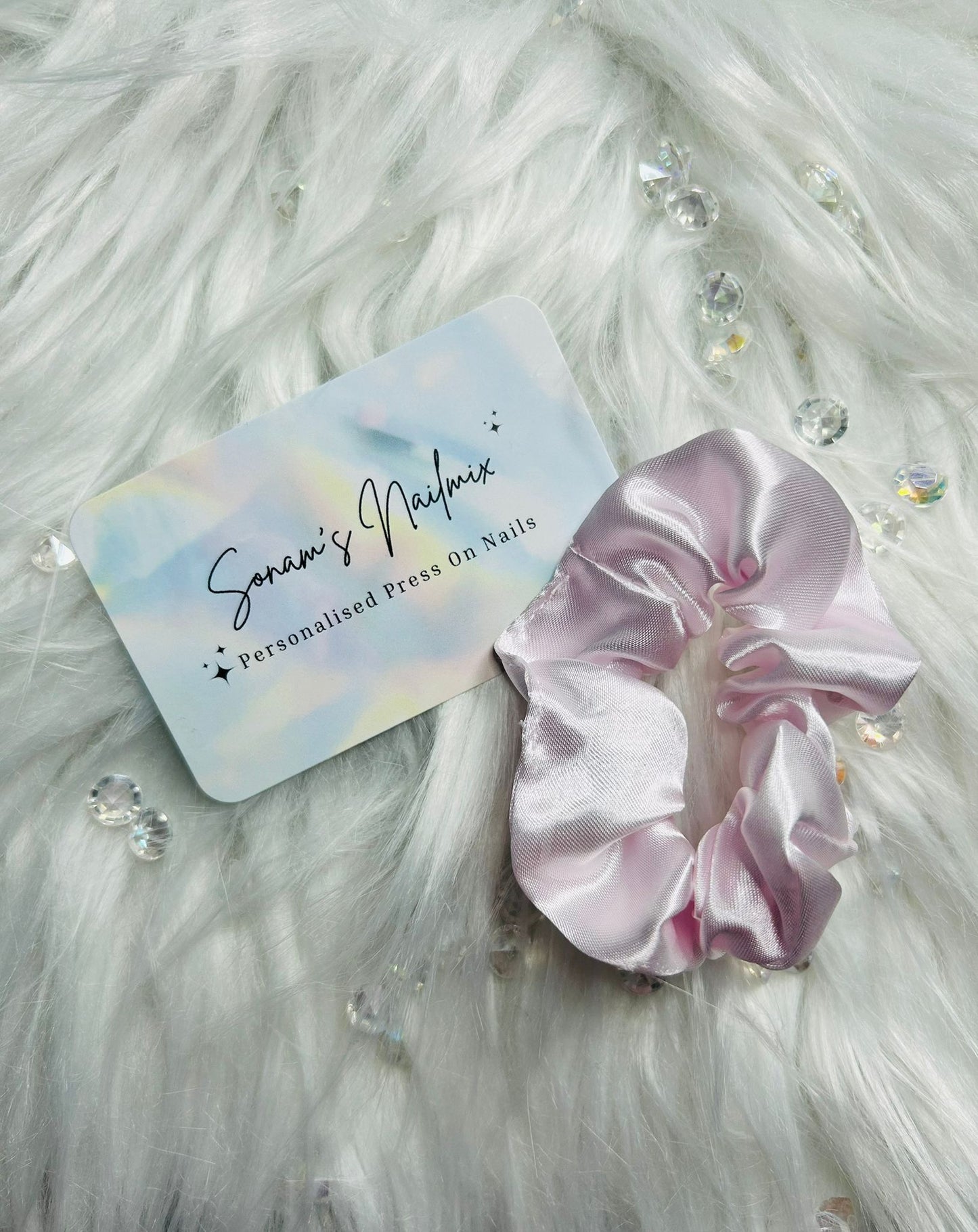 Milky Pink Scrunchie