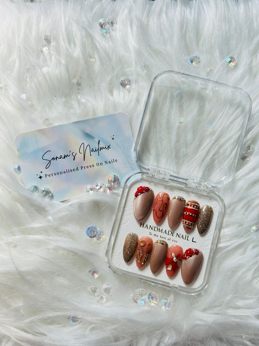 Punjabi Bride Nails