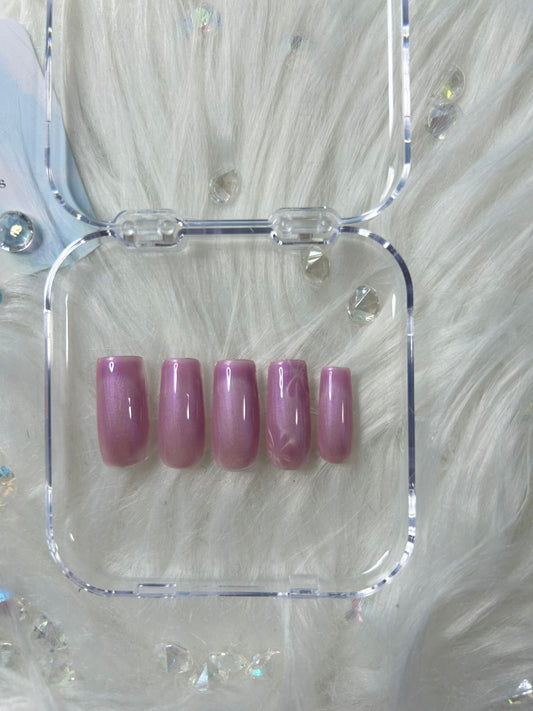 Simple Lilac Nails