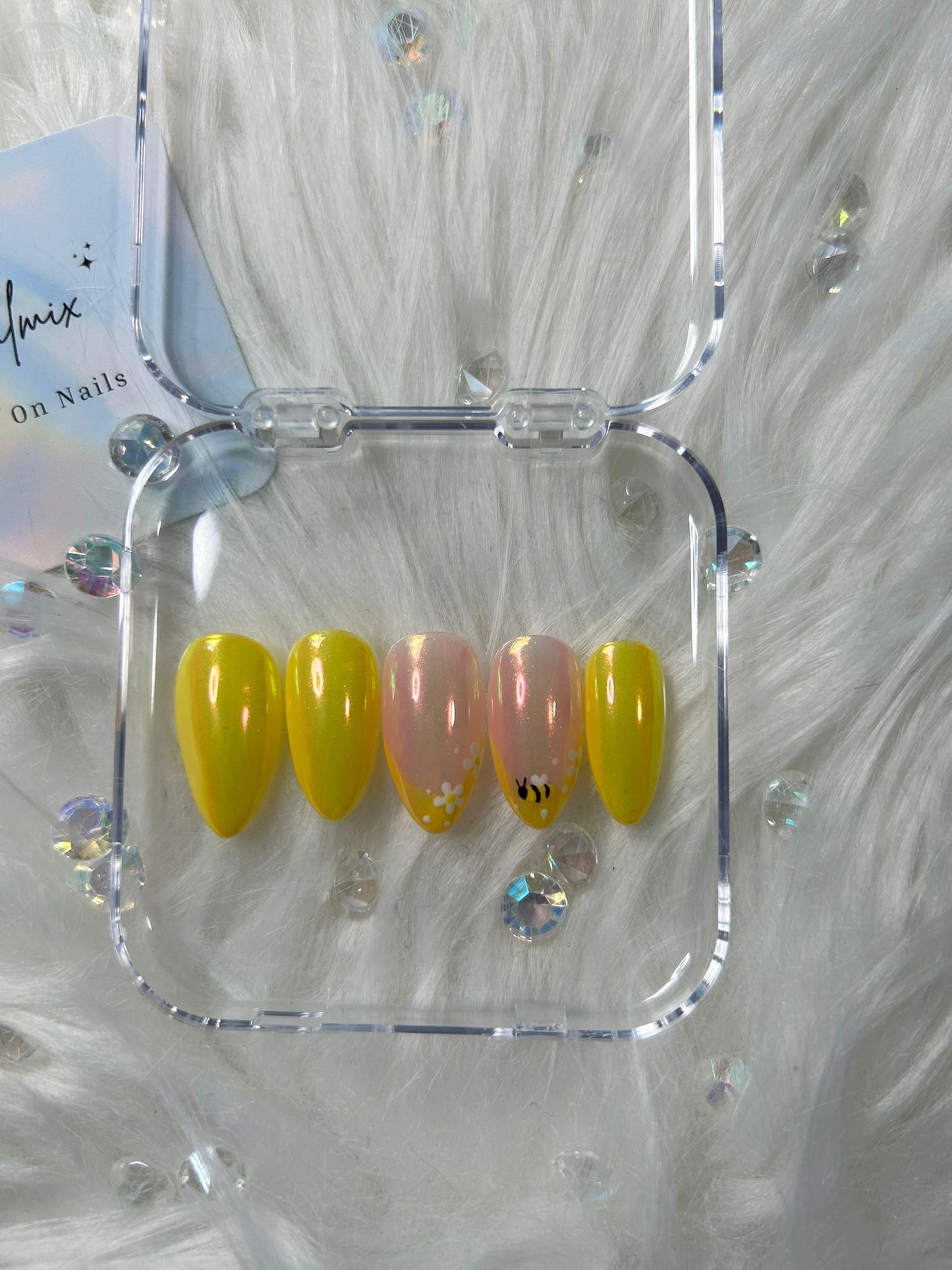 Spring Bee Nails