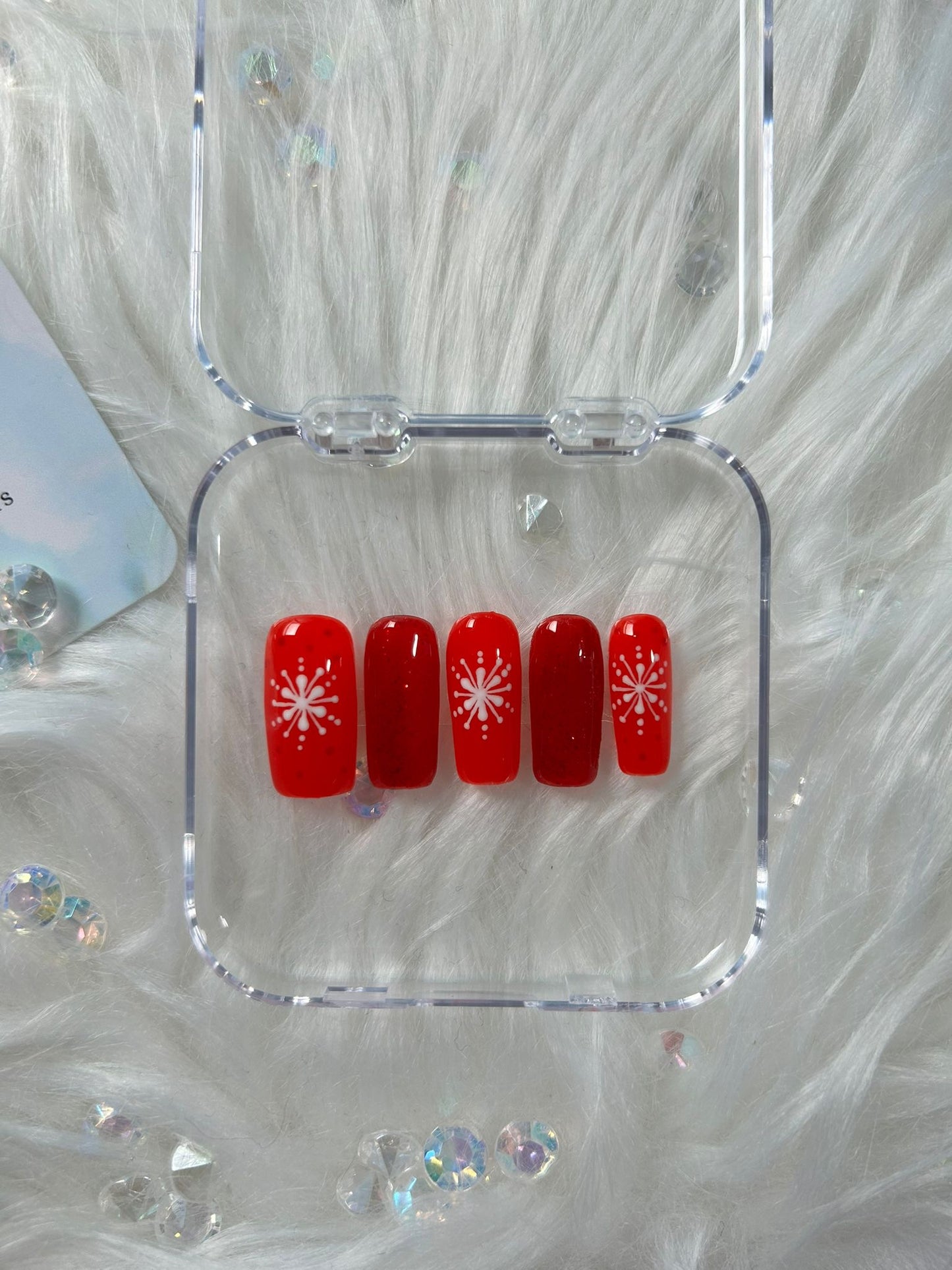 Red Christmas Nails