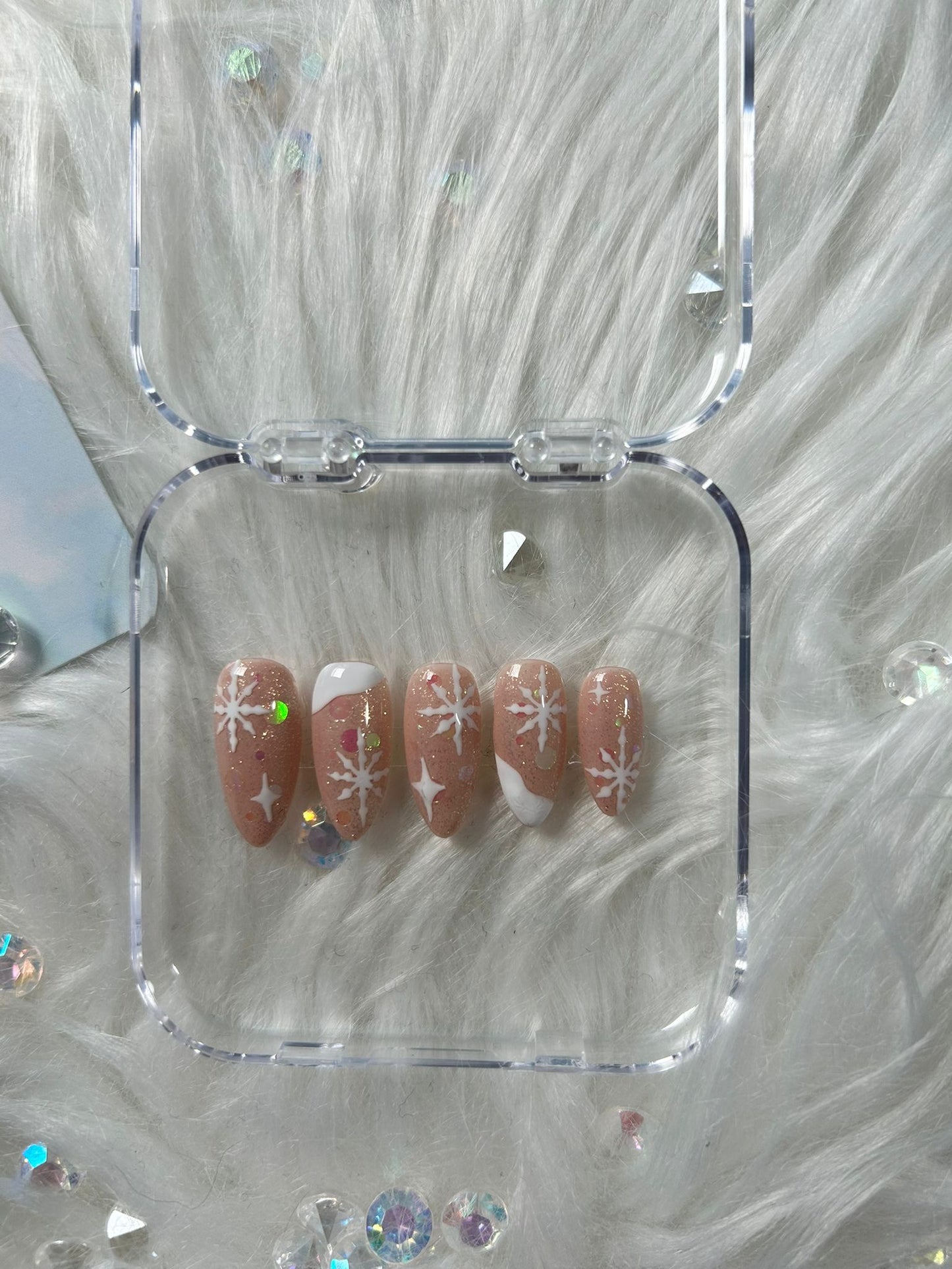 White Snow Nails