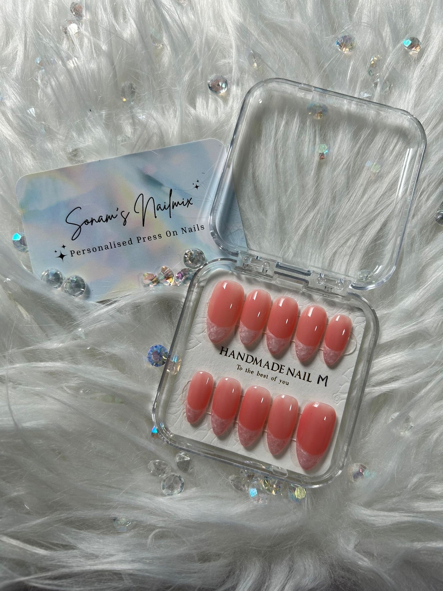 Pearly French Nails