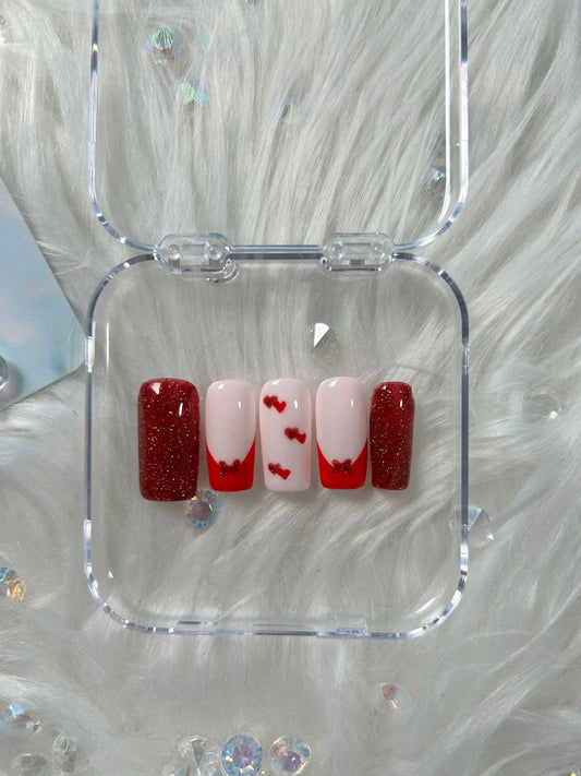 Valentine Red Nails