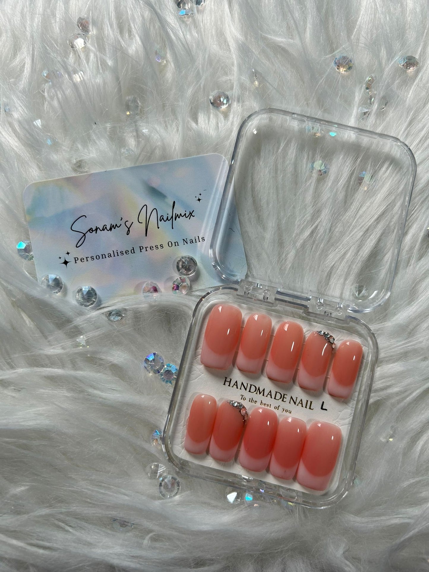 Milky French Nails