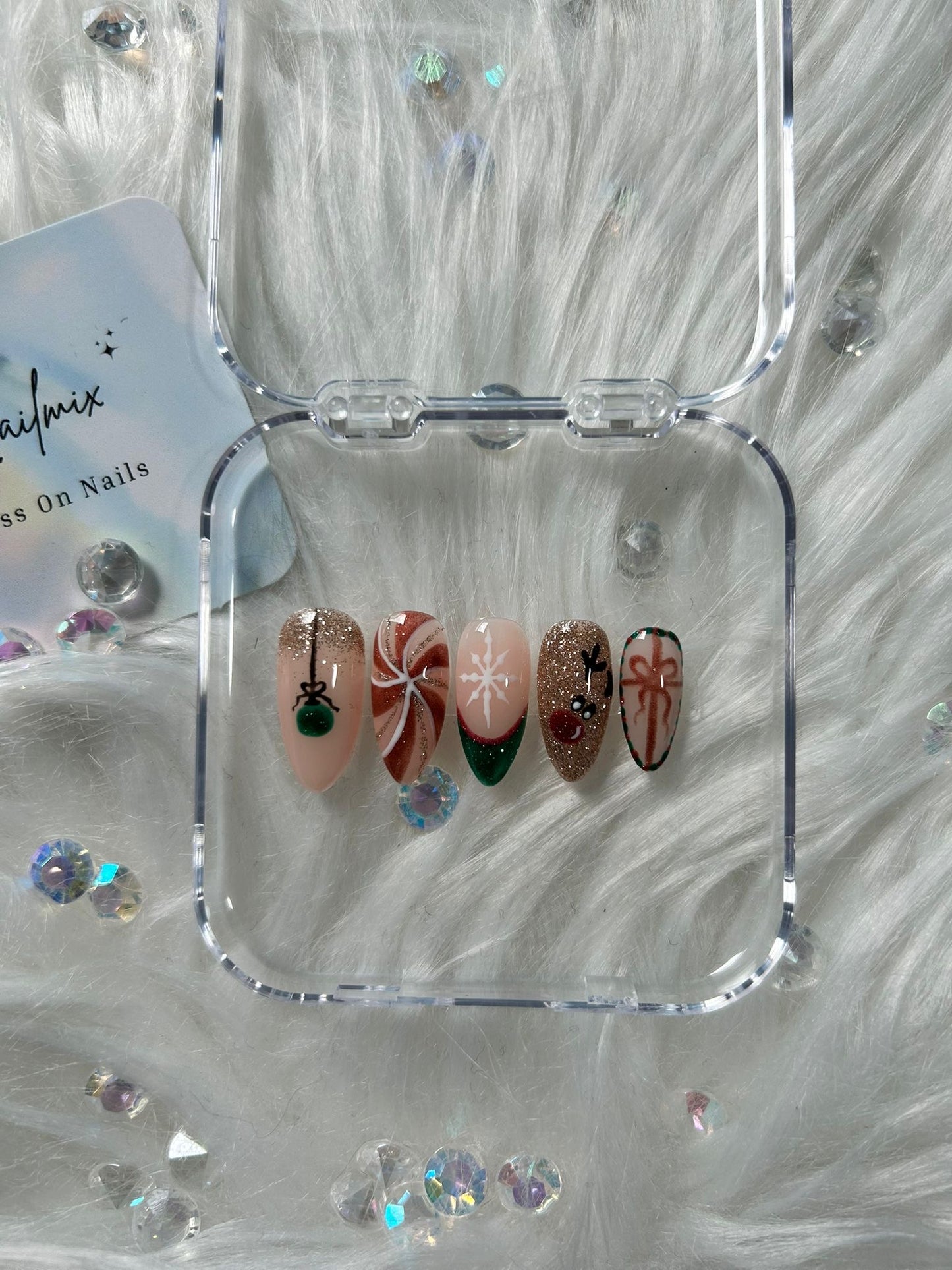 Christmas Combo Nails