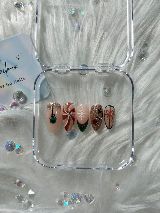 Christmas Combo Nails
