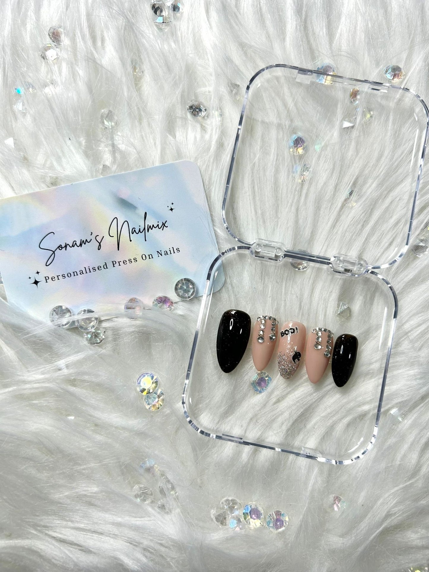 Halloween Glow Nails