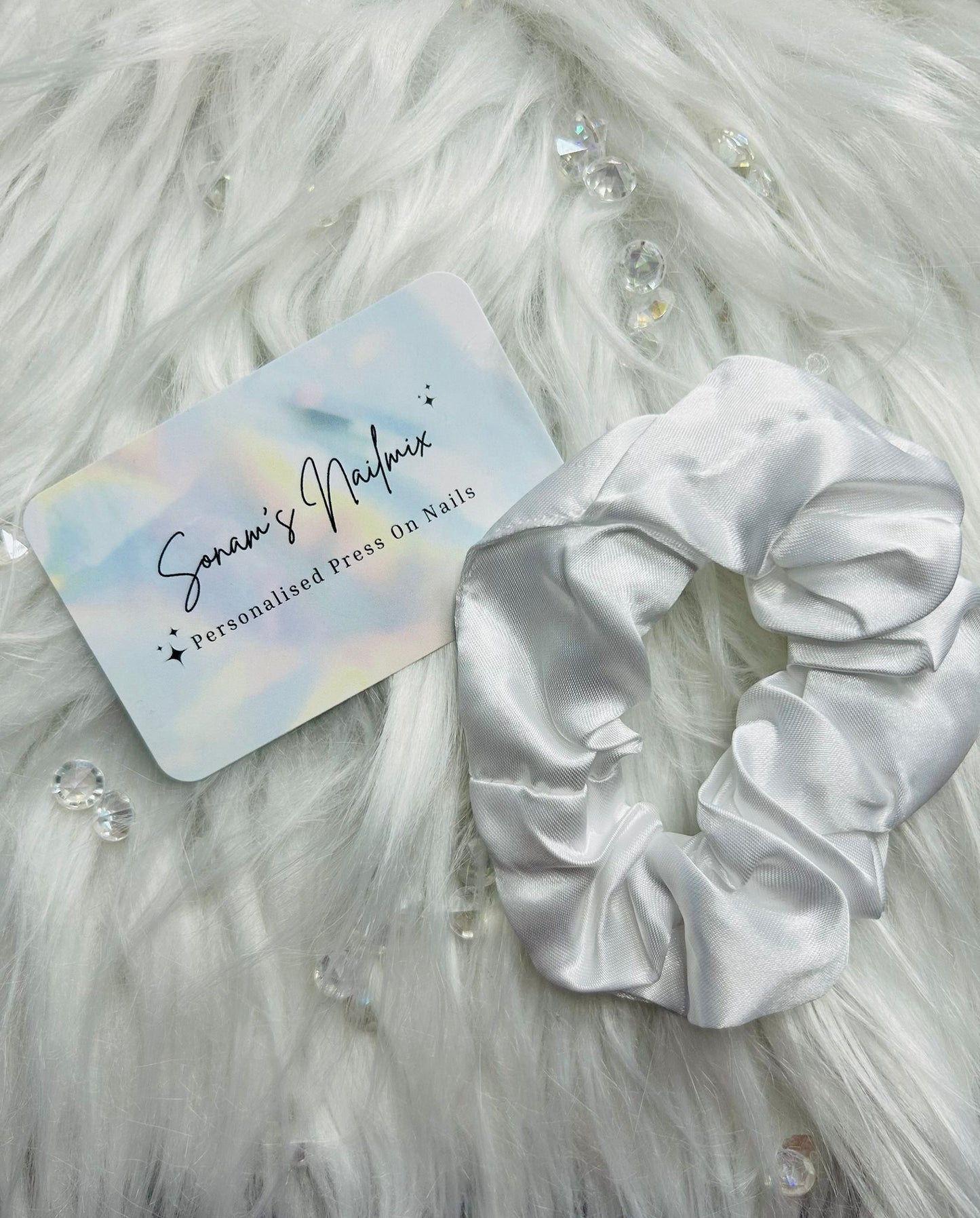 White Scrunchie