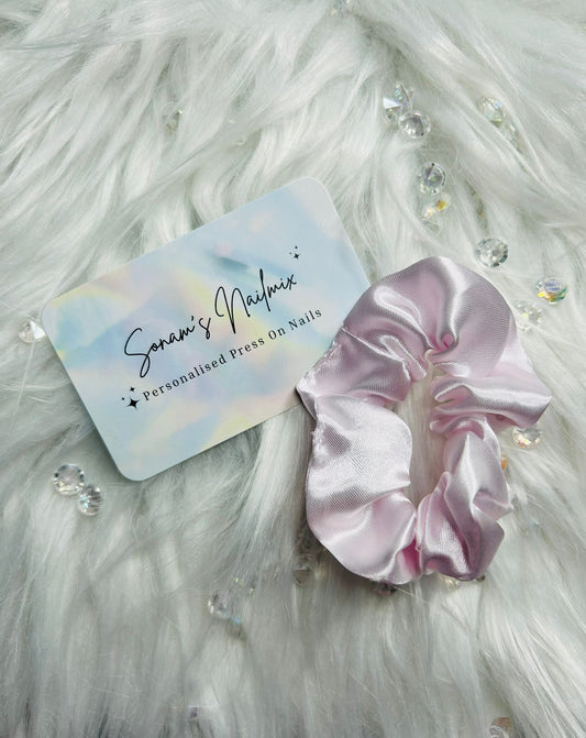 Milky Pink Scrunchie