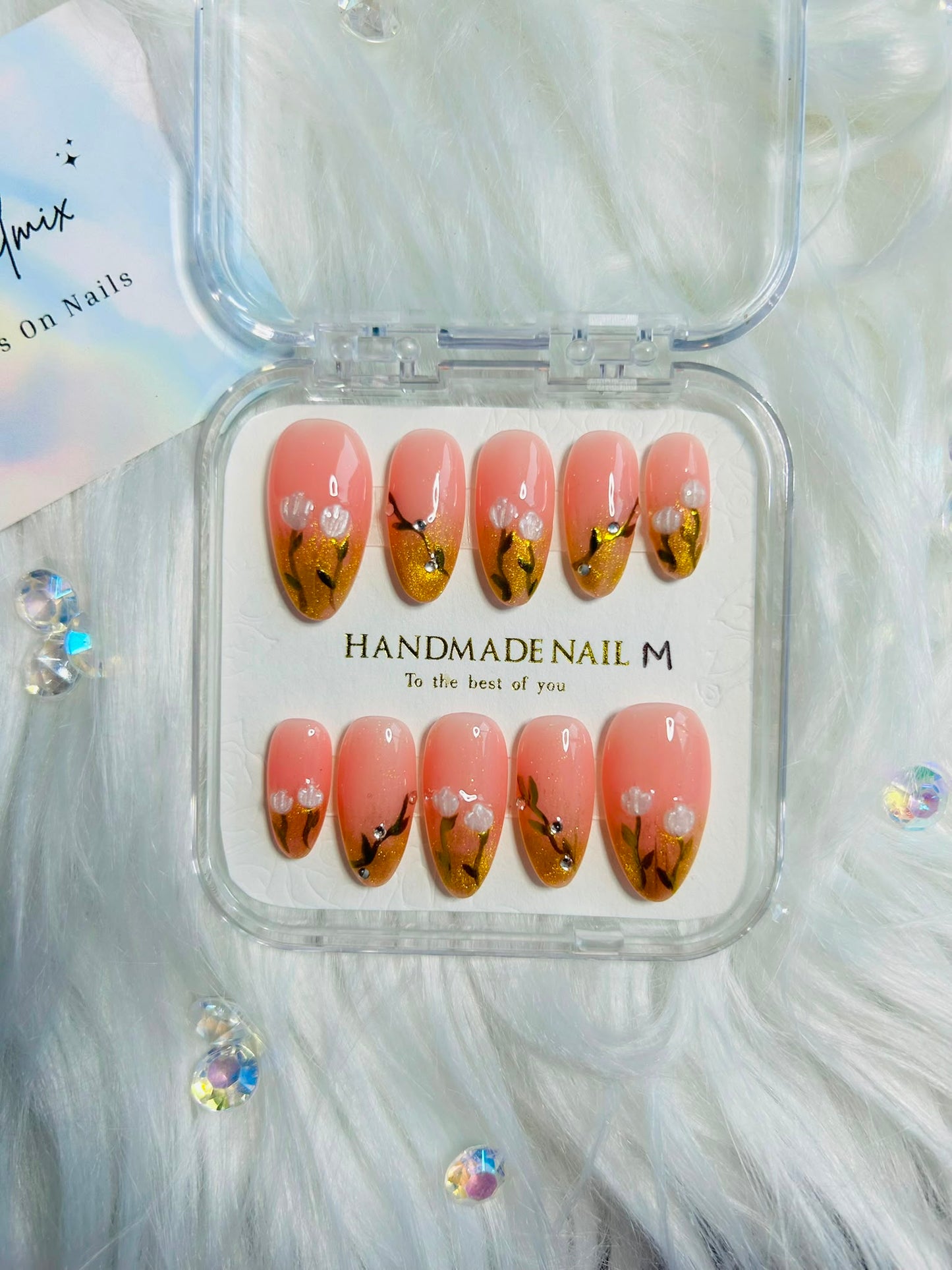 Golden Garden Nails
