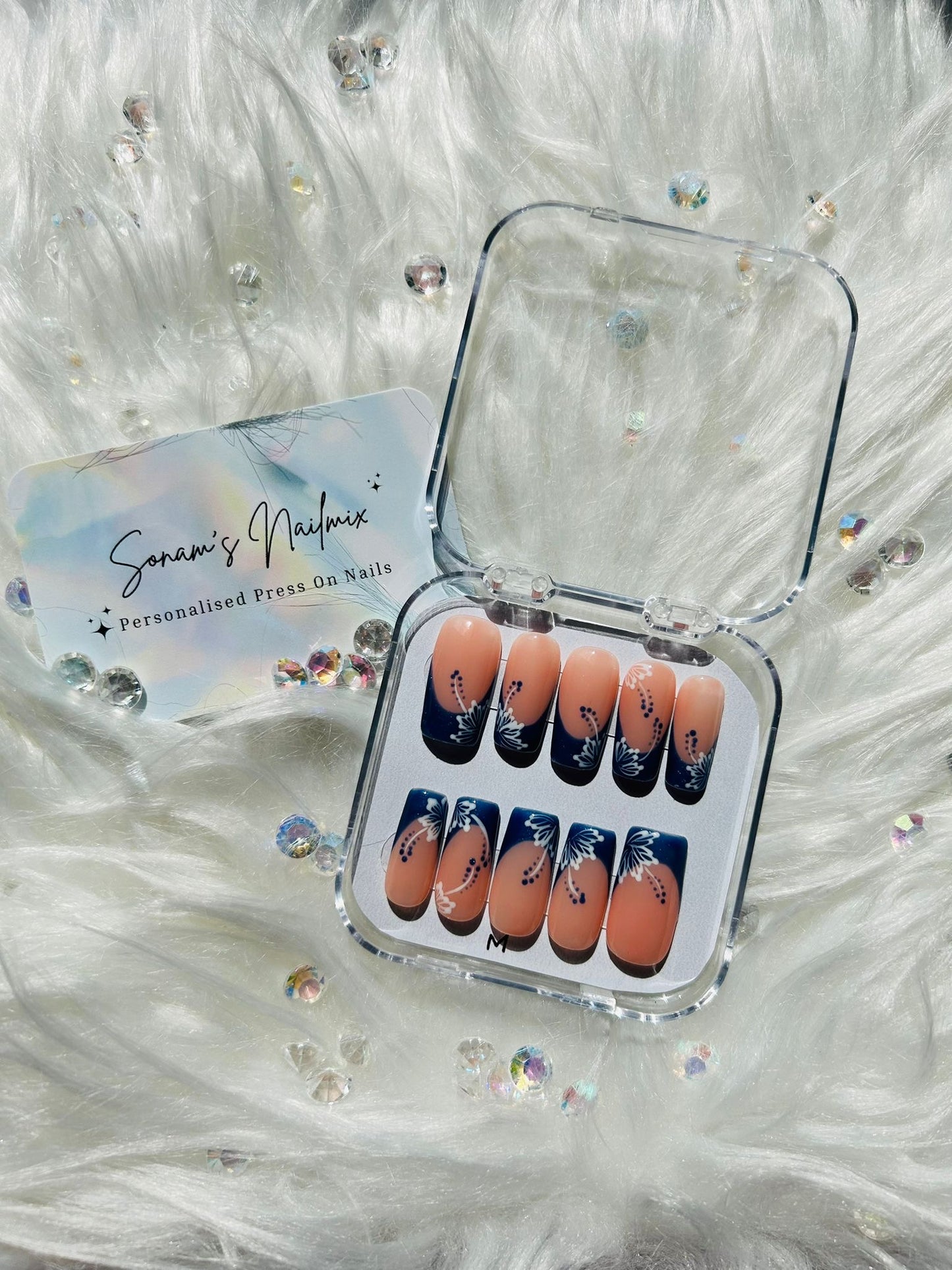 Blue Lotus Nails