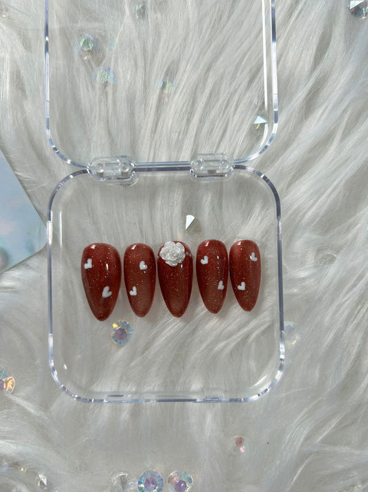 Valentine Rose Nails