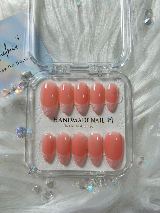 Pearly French Nails