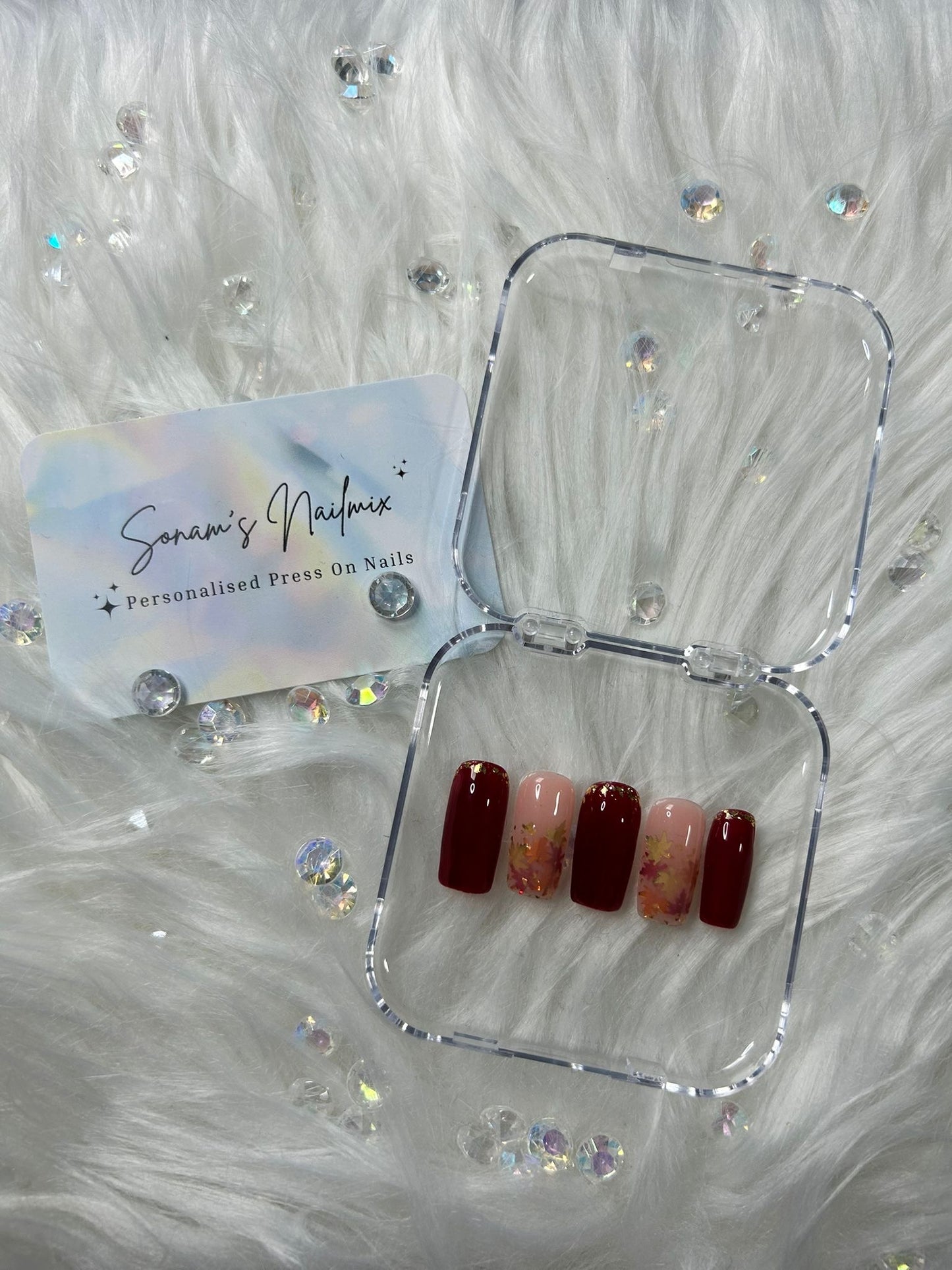 Ruby Fall Nails