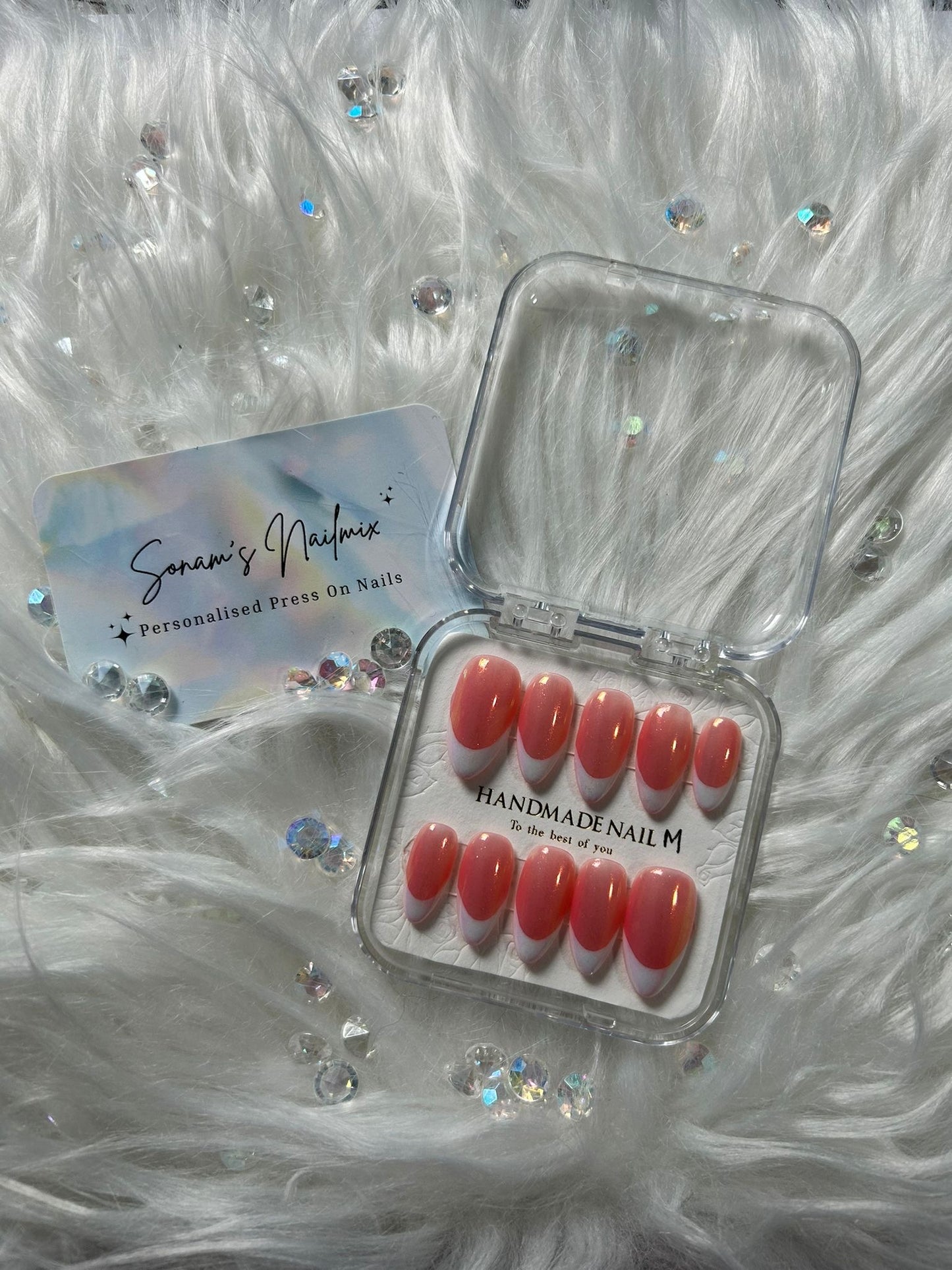 Chrome French Nails