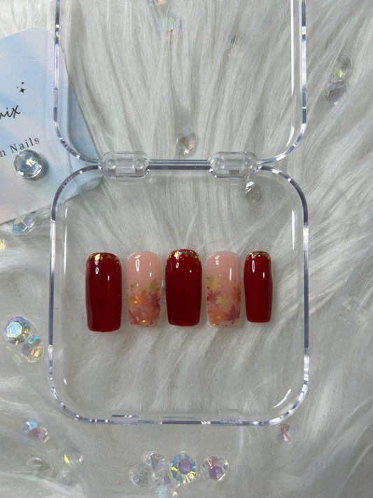 Ruby Fall Nails